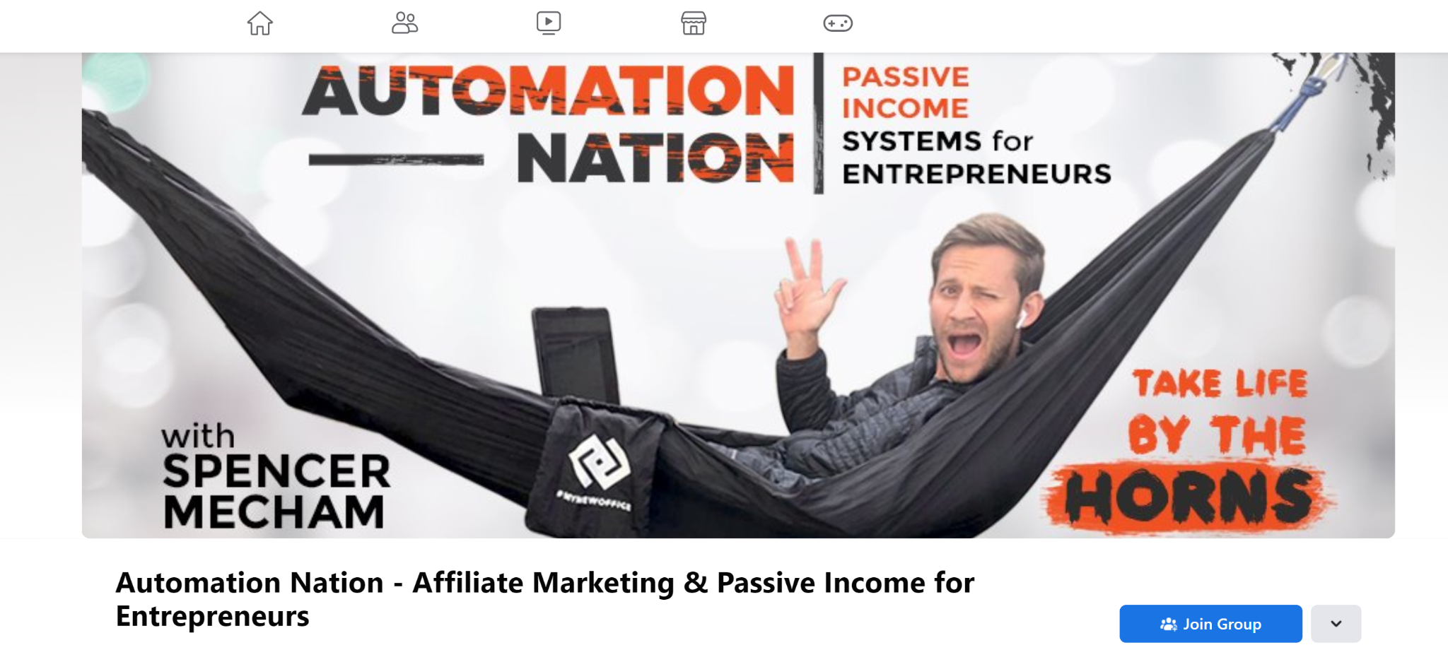 A screenshot featuring the Automation Nation Facebook Page