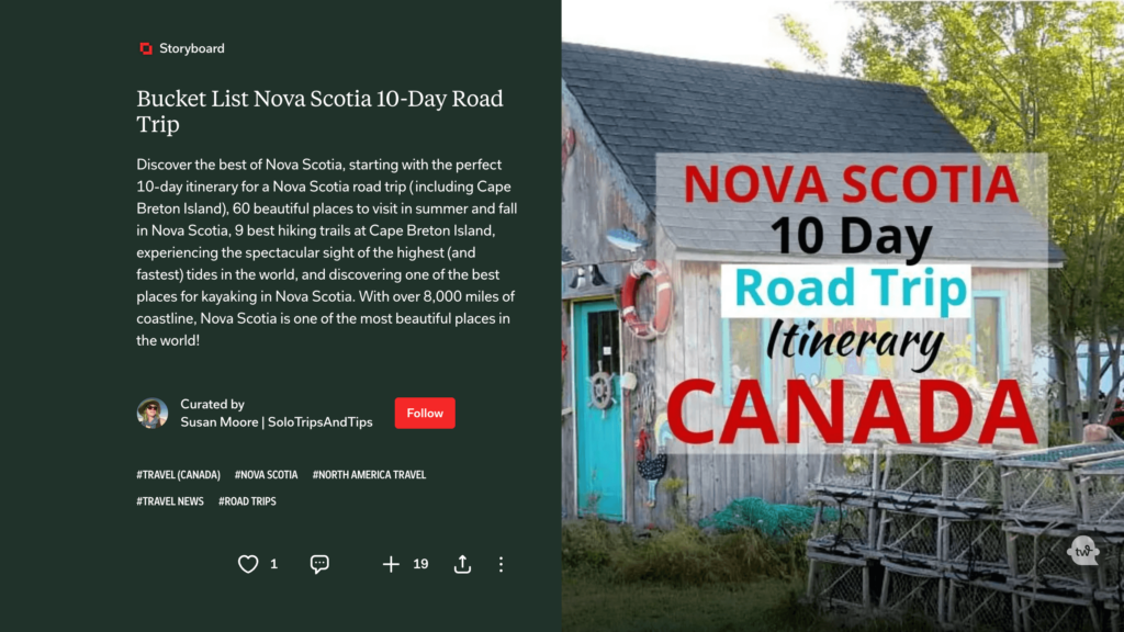 Storyboard Example on Flipboard from Susan Moore