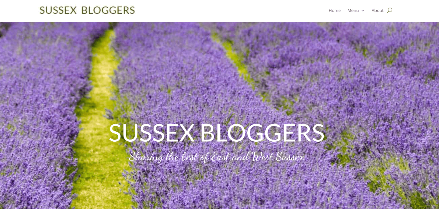 The homepage of sussexbloggers.com Screenshot showing the homepage of sussexbloggers.com